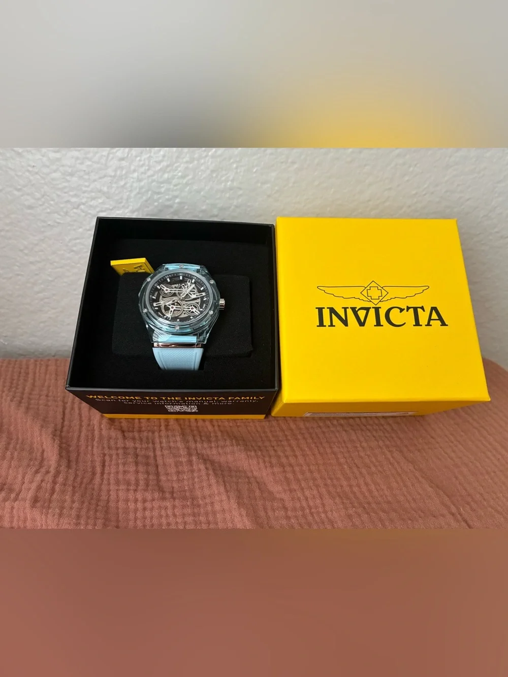 Invicta Light Blue watch